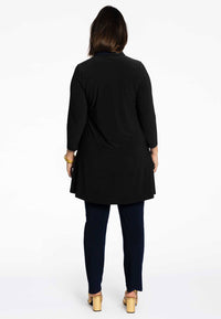 Tunic wide bottom buttons DOLCE - black - #3