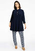 Tunic wide bottom buttons DOLCE - blue - #2