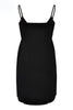 Slip dress spaghetti straps - black  - #2