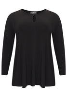 Tunic flare front slit DOLCE - black  - #4