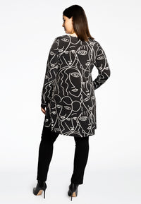 Tunic wide bottom MASK - black - #3