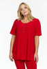 Tunic flare buttoned DOLCE - red 