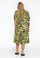 Dress A-line ZEBRA - yellow - #3