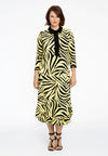 Dress with lace ZEBRA - yellow