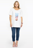 Tunic flare SUMMER VIBE - white - #2