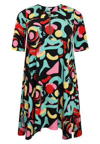 Dress A-line zip MATISSE - black - #4