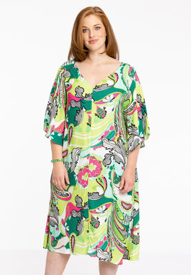 Dress swing AMALFI - bright green - #1