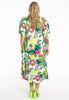 Dress oversized frilled AMALFI - bright green - #3