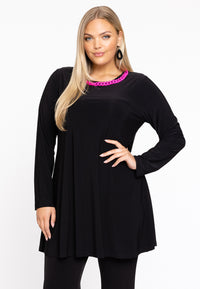 Tunic Wide Bottom Chain DOLCE - black - #1