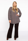Tuniek wide bottom catena - bruin
