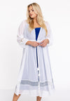 Cardigan lace VOILE - white