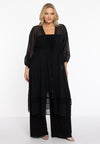 Cardigan lace VOILE - black