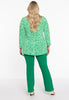 Blouse A-line GREEN LEO - green - #3