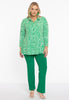 Blouse A-line GREEN LEO - green - #2