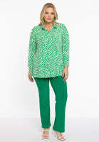 Blouse A-line GREEN LEO - green - #2