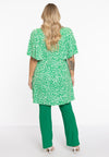 Tunic wide bottom GREEN LEO - green - #3