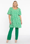 Tunic wide bottom GREEN LEO - green - #2