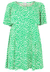 Tunic wide bottom GREEN LEO - green - #4