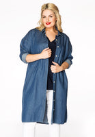 Blouse-dress chambray - indigo - #1