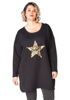 Sweater super star - black  - #1