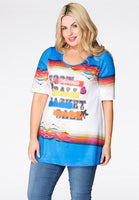 Shirt flare neon basketball - multi - #1