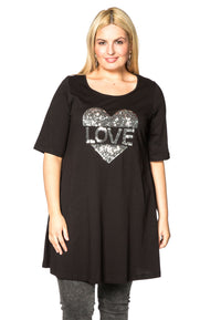 Tunic wide bot love UNI - black - #1