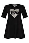 Tunic wide bot love UNI - black - #4