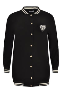 Jacket baseball application - black - #4