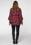 Kimono square sleeve HORSES - black - #3