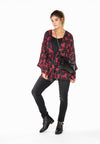 Kimono square sleeve HORSES - black - #2
