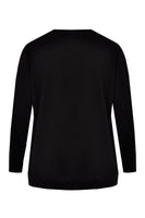 Sweater paillet horsehead - black - #3