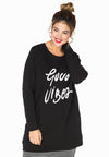 Sweater Good Vibes - black 