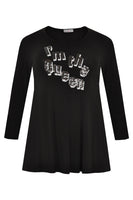 Tunic flare Queen - black - #4