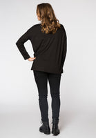 Shirt wide glitter love - black  - #3