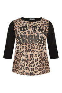 Shirt Queen leopard - black - #4