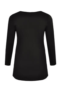 Tunic flare paillet horse - black - #3