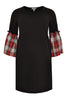 Dress-sweat check cuffs - black  - #3