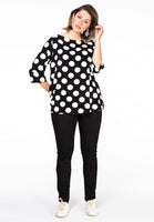 Shirt BIG DOTS - black - #2