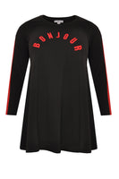 Tunic wide bottom BONJOUR - black  - #4