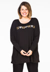 Shirt wide LOVE LOVE - black 