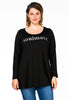 Tunic flare SOULMATE - black 