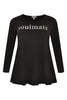 Tunic flare SOULMATE - black  - #4