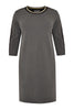 Dress sequin stripe INTERLOCK - grey  - #4