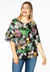 Blouse wide frilled sleeve STACY - multi