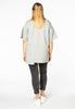 Shirt asymmetric ruffled - grey - #3