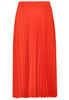 Skirt satin plissé - red - #4