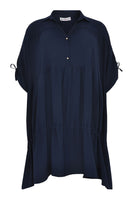 Dress wide frilled - blue - #4