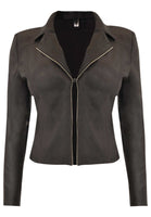 Jacket FAKE SUEDE - black  - #4