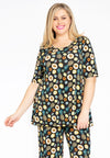 Tunic flare FRUITY - black 