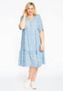 Dress frilled DAISY - blue - #2